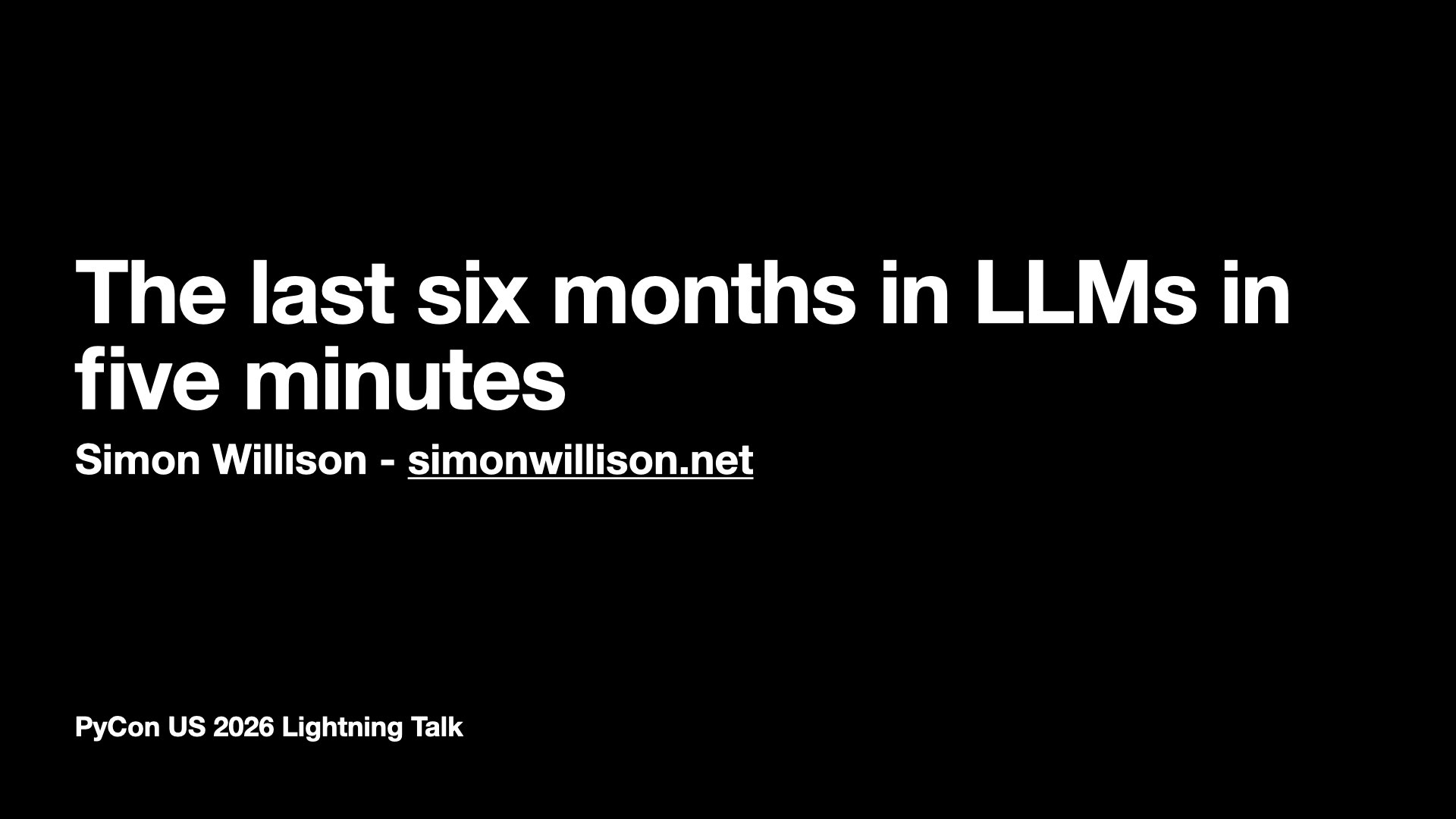 LLMはこの半年で何が変わったのか：Simon Willisonが5分でまとめた「本当に起きたこと」