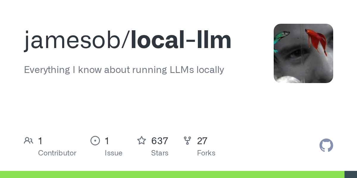 手元でLLMを動かすという贅沢——jamesobの「local-llm」が面白い