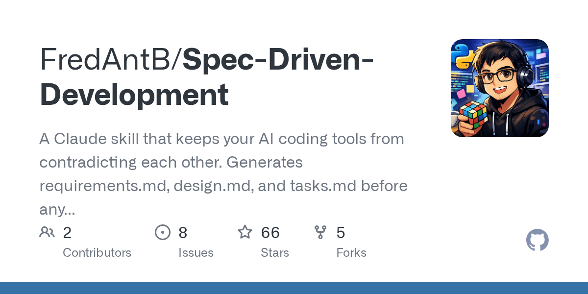 Spec-Driven Development for Claude Tools