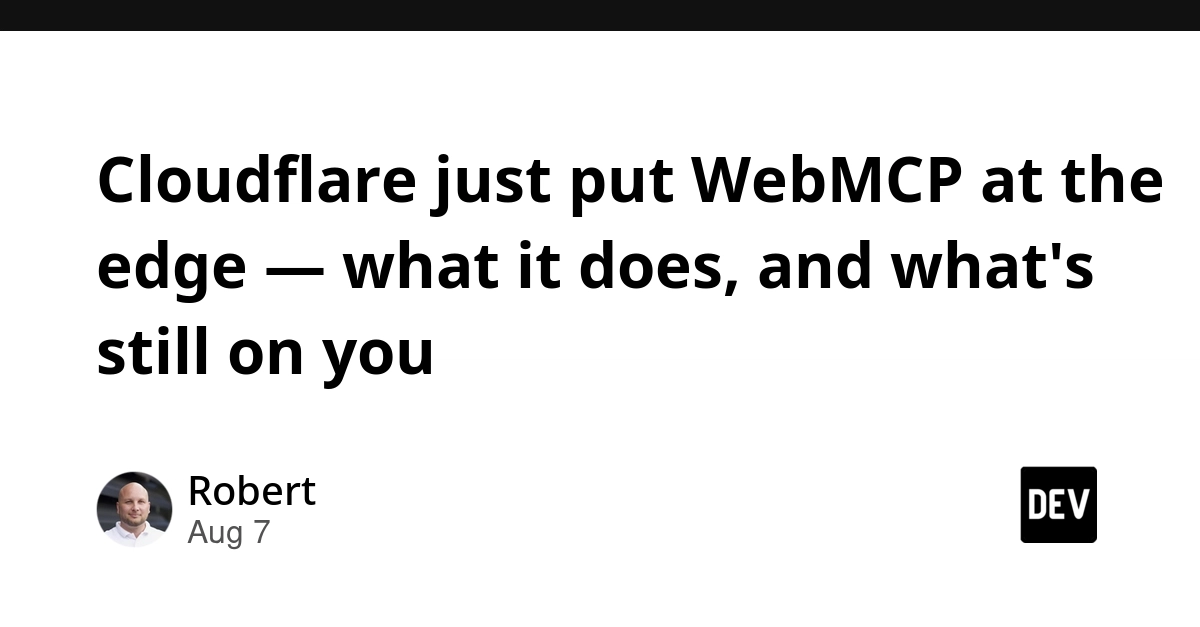 Cloudflareが“入口”だけを片づけた話