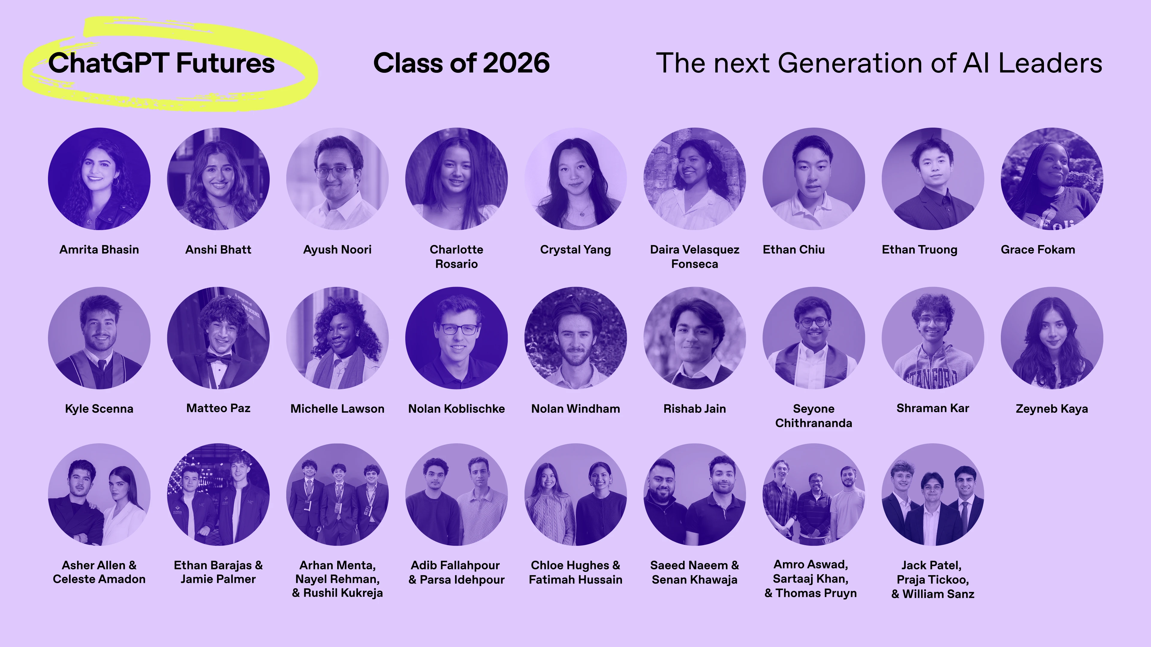 OpenAIが発表した「ChatGPT Futures Class of 2026」とは？学生たちがAIで“すぐ作る”時代の到来