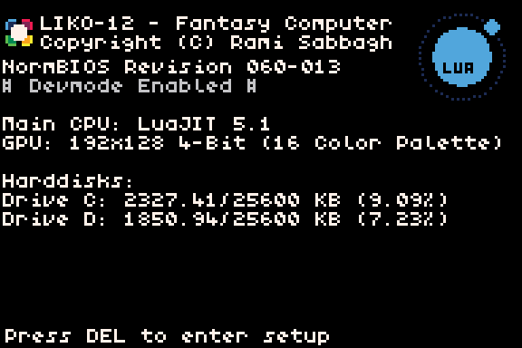 LIKO-12 explained: an open-source fantasy computer with its own DOS, built in Lua