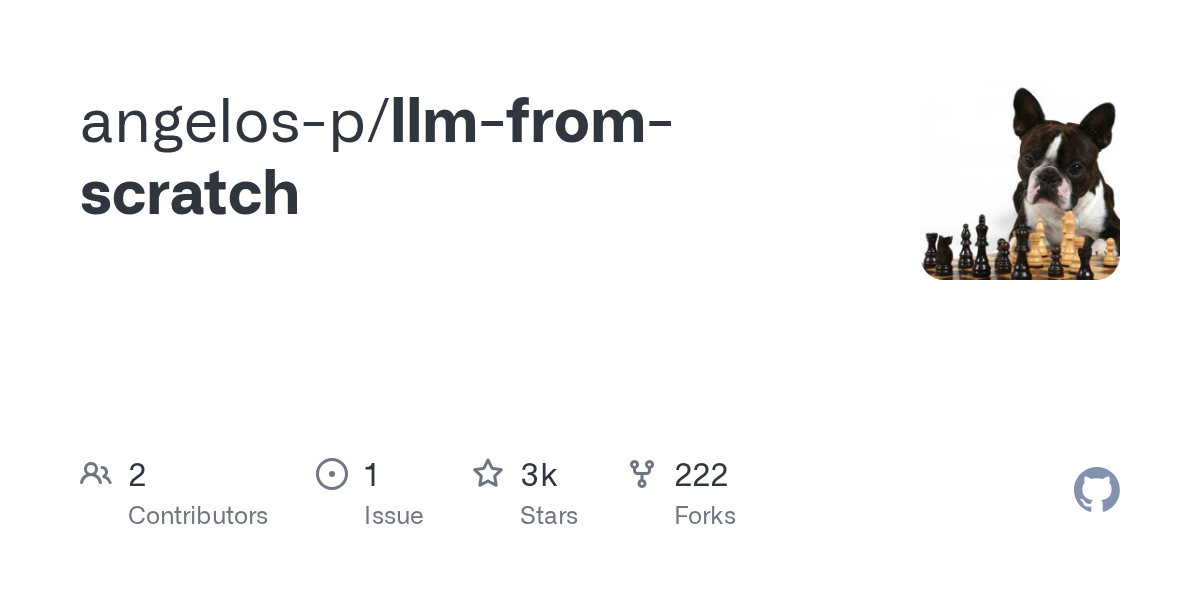 1人でGPTを作る体験を味わう：`llm-from-scratch` リポジトリ解説